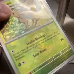 Leafeon (Master Ball Pattern) 005/131 Sv: Prismatic Evolutions Holo Pokemon TCG - Image 2
