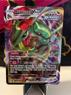 Rayquaza VMAX 111/203 Holo Rare VMAX Evolving Skies Pokemon Near Mint - Image 1