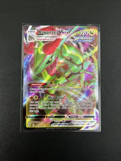Rayquaza VMAX 111/203 Full Art Ultra Rare Evolving Skies Pokemon - Image 1