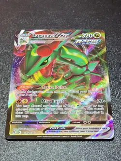 Rayquaza VMAX 111/203 Full Art Ultra Rare - 2021 Pokemon Evolving Skies NM/Mint - Image 1