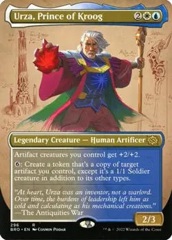 Urza, Prince of Kroog - Foil Extended Art BRO NM MTG - Image 1