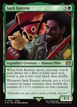 Sazh Katzroy - Foil FIN NM MTG - Image 1