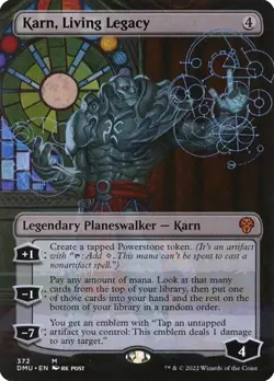 Karn, Living Legacy - Foil Extended Art DMU NM MTG - Image 1