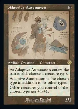 Adaptive Automaton - Foil Schematic Retro Frame BRR NM MTG - Image 1