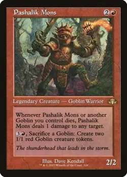 Pashalik Mons - Foil Retro Frame DMR NM MTG - Image 1