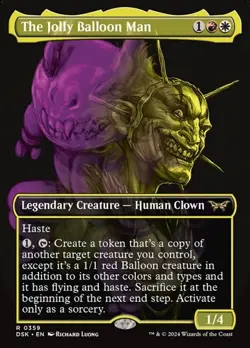The Jolly Balloon Man - Foil Extended Art DSK NM MTG - Image 1