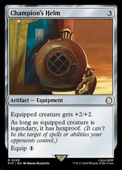 Champion's Helm - Foil PIP NM MTG - Image 1