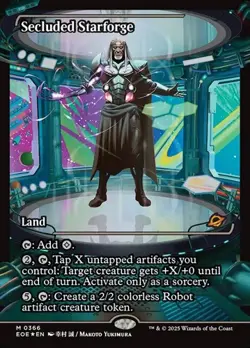Secluded Starforge - Foil Showcase EOE NM MTG - Image 1
