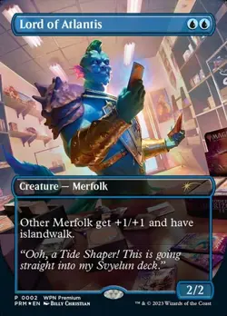 Lord of Atlantis - Foil Extended Art Promo Wizards Play Network NM MTG - Image 1