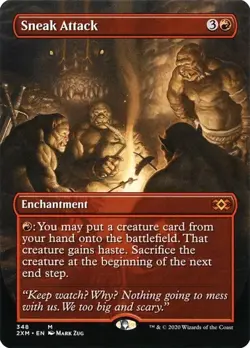 Sneak Attack - Foil Extended Art Promo 2XM NM MTG - Image 1