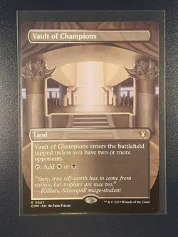 Vault of Champions Borderless - CMM - Magic the Gathering - NM - MTG - Image 1