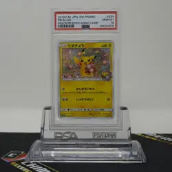 PSA 10 GEM MT Pikachu #224/SM-P Pokemon Center 20th Anniversary Campaign Jap - Image 1