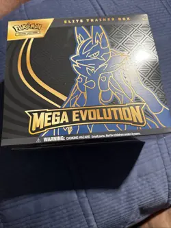 Mega Evolution ETB - SEALED- Mega Lucario Pokemon TCG Elite Trainer Box - Image 1