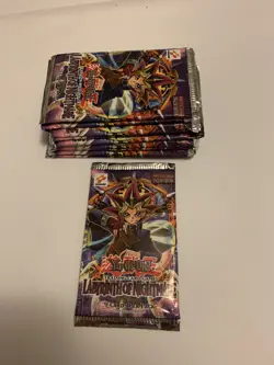 labyrinth of nightmares 2002-Factory Sealed Yugioh Booster Pack Square Logo Rare - Image 1