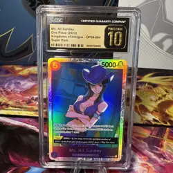 Ms. All Sunday OP04-064 - One Piece TCG - SR CGC PRISTINE 10 English - Image 1