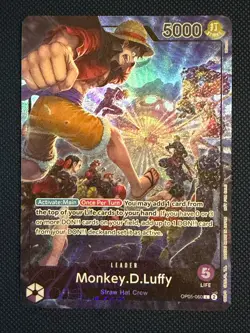 Monkey D Luffy - One Piece TCG - PSA Magazine Promo Card OP05-060 - Image 1