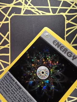 🔥 Rainbow Energy 17/82 🔥 Original Holo Rare Team Rocket Set Pokemon Card WOTC - Image 5