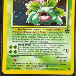 Venusaur 13/53 WoTC Promo Pokemon Card English Holo 2000 Trading Card Game CCG - Image 3