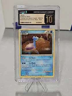Pokemon TCG: CGC Pristine 10 Lapras 008/034 Classic Holo - Image 1