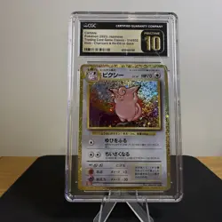 Clefable 014/032 CGC Pristine 10 Charizard & Ho-Oh EX Deck Japanese 2023 Pokemon - Image 1