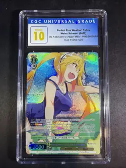 Weiss Schwarz - Kobayashi's Dragon Maid - Perfect Pool Weather Tohru RR - PSA 10 - Image 1