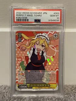 PSA 10 Tohru - Miss Kobayashi’s Dragon Maid Weiss Schwarz KMD Japanese - Image 1