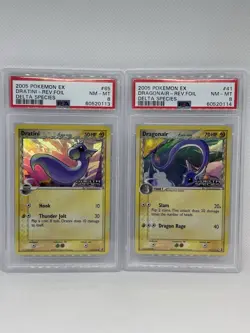 Dratini And Dragonair EX Delta Species Reverse Holo Stamped Pokemon Sequential! - Image 1
