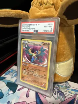 POKEMON DARK EXPLORERS ARCHEOPS #110 SECRET RARE HOLO FOIL CARD PSA 8 NM-MT - Image 1