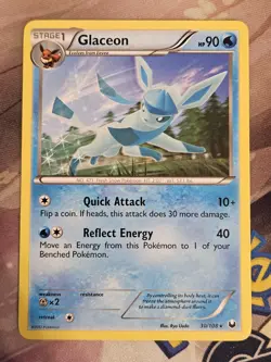 Glaceon | 30/108 | Dark Explorers | Pokemon TCG | 2012 Non Holo NM - Image 1