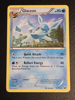 Glaceon | 30/108 | Dark Explorers | Pokemon TCG | 2012 Non Holo NM - Image 2