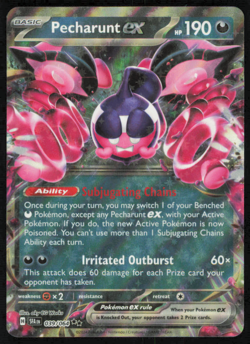 Pecharunt ex - Shrouded Fable SFA 039/064 Double Rare Pokemon TCG Card - Image 1