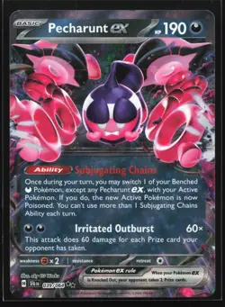 Pecharunt EX 039/064 - S&V Shrouded Fable - Double Rare - Pokemon TCG Card NM - Image 1