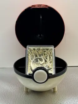 1999 Jigglypuff Burger King Nintendo Pokemon 23K Gold Plated Trading Card Bar - Image 4