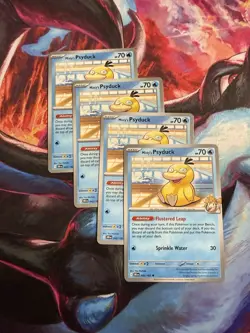 Pokemon TCG SV-Destined Rivals Misty's Psyduck NON Holo Card#45/182 Lot Of 4 - Image 1