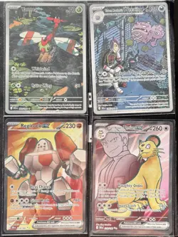 Pokemon TCG Destined Rivals Ultra Rare And Illustration Rare 4 Card Lot - Image 1