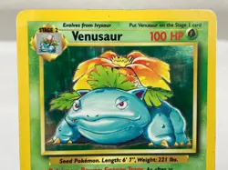 Venusaur 015/102 Base Set WOTC Holo Rare Pokemon Card - Heavily Played - Image 3