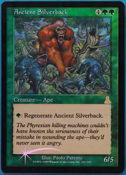 Ancient Silverback FOIL Urza's Destiny PLD Green Rare CARD (460367) ABUGames - Image 1