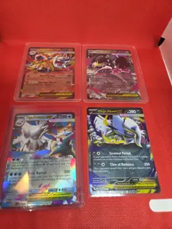 Pokemon Mega EX Card Lot - Mega Camerupt, Mawile, Abomasnow & Absol - Holo - Image 1