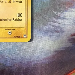 Pokemon TCG Raichu EX Power Keepers Holo Card 12/108 Rare - Image 2