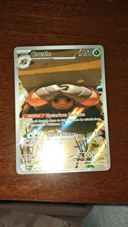 Pokemon TCG Crustle 186/182 Destined Rivals Holo Card Illustration Rare - Image 2
