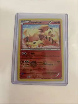 Growlithe Pokemon Black & White Legendary Treasures Radiant Collection #RC4 - Image 1