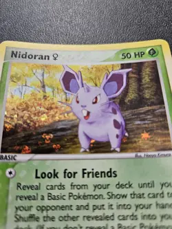 Pokemon FireRed LeafGreen Nidoran Reverse Holo 70/112 NEAR MINT - Image 2