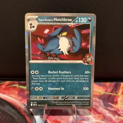 Ascended Heroes Team Rocket's Honchkrow Rare Holo #127/217 Pokemon TCG - Image 1