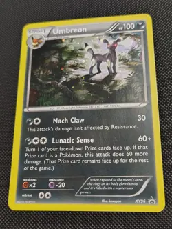 Pokemon TCG Umbreon XY96 Black Star Promo-2016 **Damaged** - Image 1