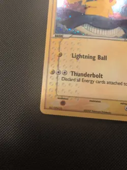 Pokemon TCG Pikachu 12/17 Pop Series 5 Holo Upside-down Back - Image 3