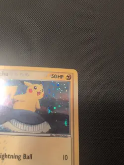 Pokemon TCG Pikachu 12/17 Pop Series 5 Holo Upside-down Back - Image 4