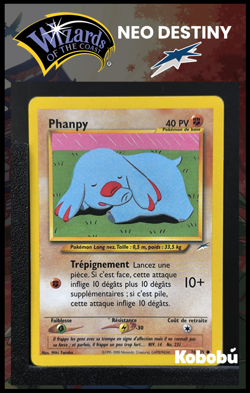 Carte Pokemon Phanpy 76/105 Edition 2 Ed 2 Neo Destiny Wizards FR 1 - Image 1