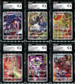 Pokemon Japanese Character Rare/CHR CGC 9.5 MINT+! Bundle/Lot! 6 Cards! - Image 1