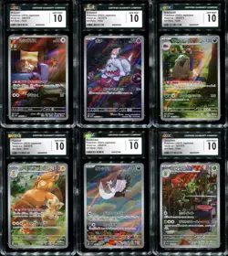 Pokemon Violet ex sv1V Art Rare/AR CGC 10 GEM MINT! Bundle/Lot! 6 Cards! - Image 1