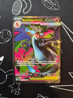 Mega Charizard X EX 109/094 Pokemon TCG Phantasmal Flames Ultra Rare English - Image 1